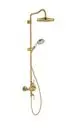 AXOR-HG-AXOR-Montreux-Showerpipe-mit-Thermostat-und-Kopfbrause-240-1jet-Brushed-Gold-Optic-16572250 gallery number 1